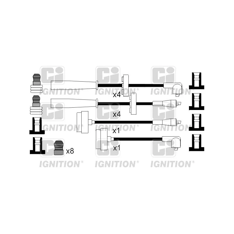 Kit de câbles d'allumage QUINTON HAZELL XC527