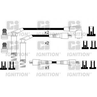 Kit de câbles d'allumage QUINTON HAZELL XC540