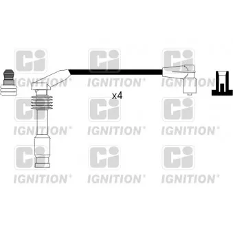 Kit de câbles d'allumage QUINTON HAZELL XC647