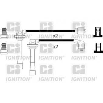 Kit de câbles d'allumage QUINTON HAZELL XC653