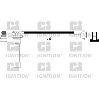 Kit de câbles d'allumage QUINTON HAZELL XC665