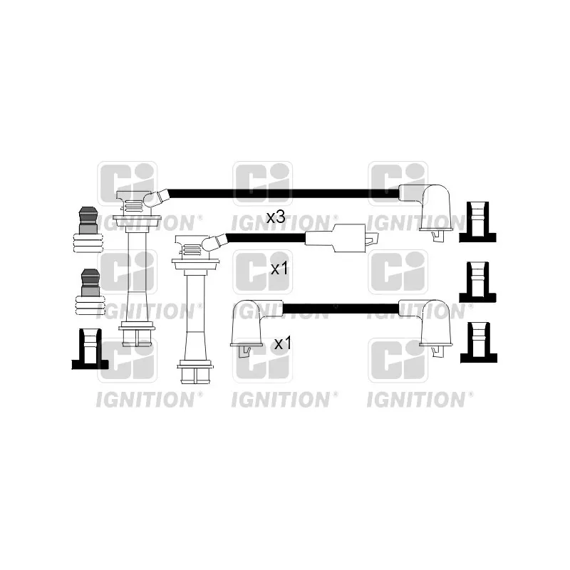 Kit de câbles d'allumage QUINTON HAZELL XC691
