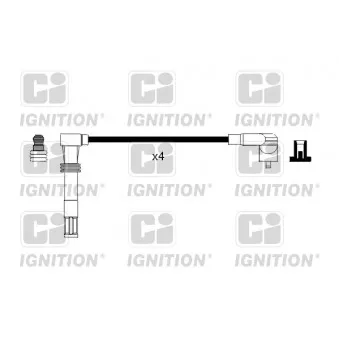 Kit de câbles d'allumage QUINTON HAZELL XC717