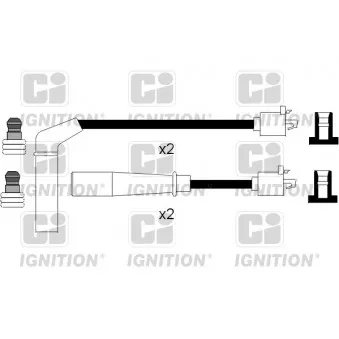 Kit de câbles d'allumage QUINTON HAZELL XC781