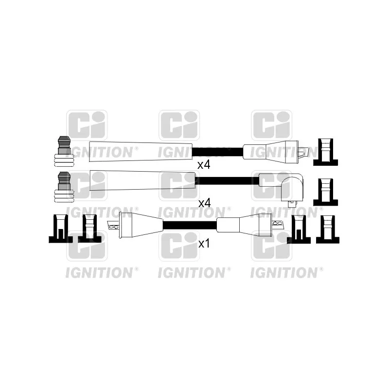 Kit de câbles d'allumage QUINTON HAZELL XC782