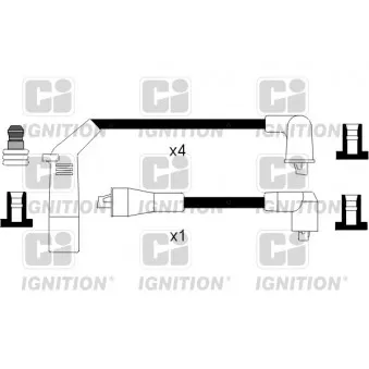 Kit de câbles d'allumage QUINTON HAZELL XC784