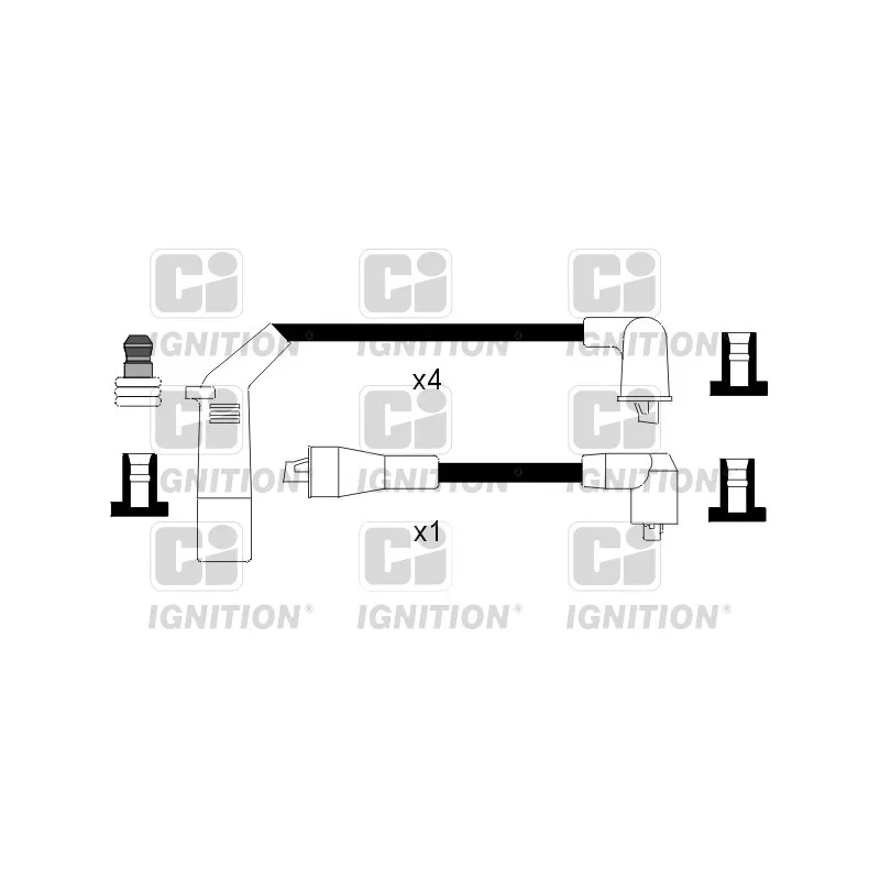 Kit de câbles d'allumage QUINTON HAZELL XC784