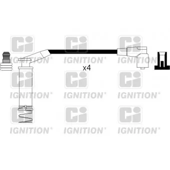 Kit de câbles d'allumage QUINTON HAZELL XC795