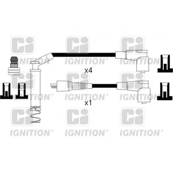 Kit de câbles d'allumage QUINTON HAZELL XC796