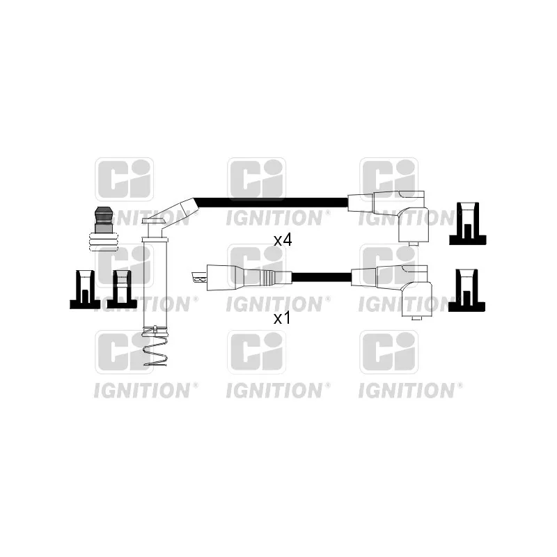 Kit de câbles d'allumage QUINTON HAZELL XC796