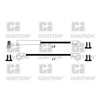 Kit de câbles d'allumage QUINTON HAZELL XC801