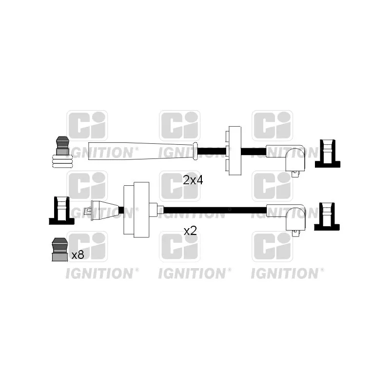 Kit de câbles d'allumage QUINTON HAZELL XC823