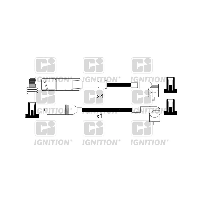 Kit de câbles d'allumage QUINTON HAZELL XC827