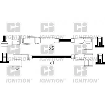 Kit de câbles d'allumage QUINTON HAZELL XC830