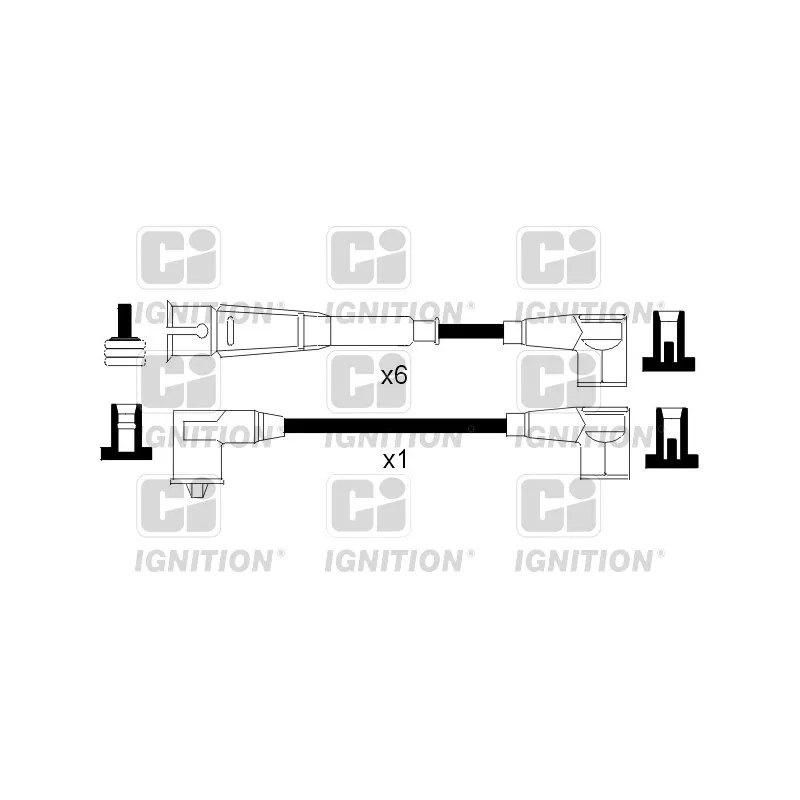 Kit de câbles d'allumage QUINTON HAZELL XC830