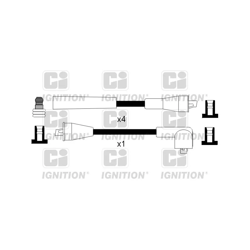 Kit de câbles d'allumage QUINTON HAZELL XC836