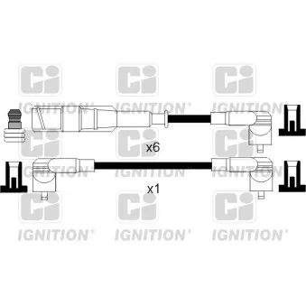 Kit de câbles d'allumage QUINTON HAZELL XC838