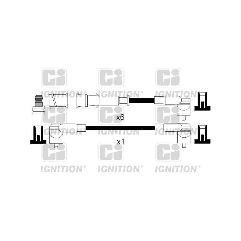 Kit de câbles d'allumage QUINTON HAZELL XC838