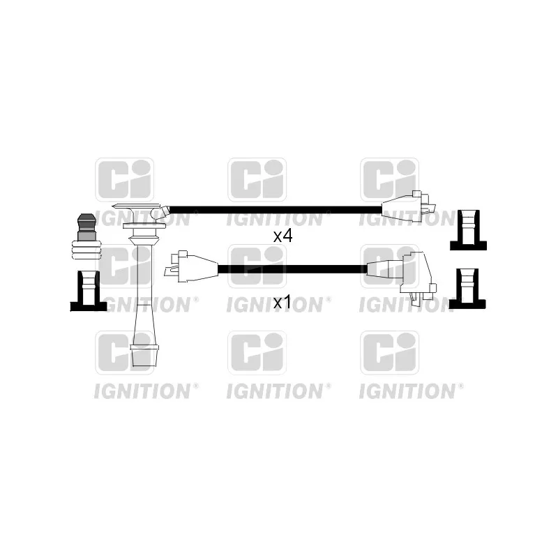 Kit de câbles d'allumage QUINTON HAZELL XC861