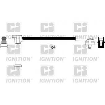 Kit de câbles d'allumage QUINTON HAZELL XC897