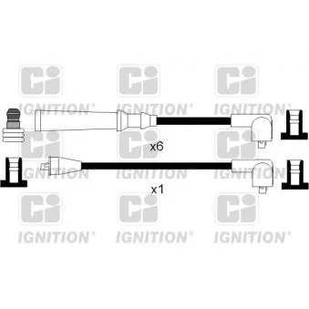 Kit de câbles d'allumage QUINTON HAZELL XC918