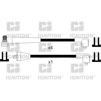 Kit de câbles d'allumage QUINTON HAZELL XC949