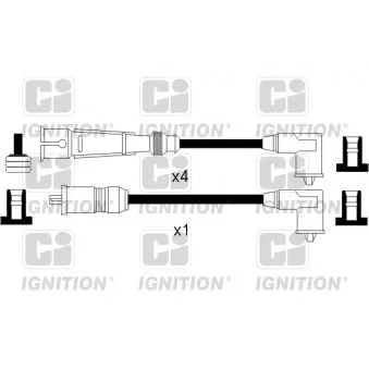 Kit de câbles d'allumage QUINTON HAZELL