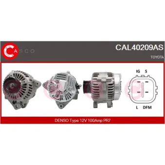 Alternateur CASCO CAL40209AS