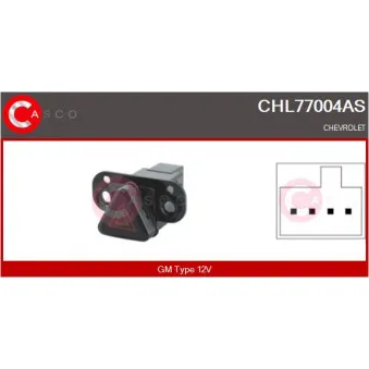 Interrupteur de signal de détresse CASCO CHL77004AS