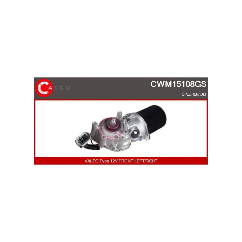 Moteur d'essuie-glace CASCO CWM15108GS