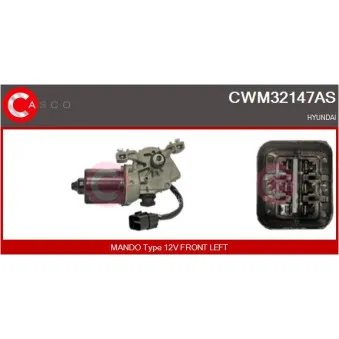 Moteur d'essuie-glace CASCO CWM32147AS