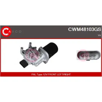 Moteur d'essuie-glace CASCO CWM48103GS