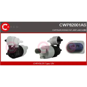 Pompe d'eau de nettoyage, nettoyage des vitres CASCO CWP82001AS