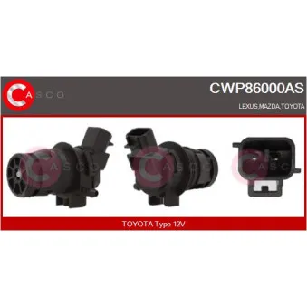 Pompe d'eau de nettoyage, nettoyage des vitres CASCO CWP86000AS