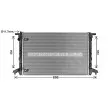 Radiateur, refroidissement du moteur AVA QUALITY COOLING AI2440 - Visuel 1