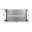 Radiateur, refroidissement du moteur AVA QUALITY COOLING AI2444 - Visuel 1