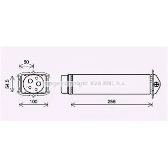 Intercooler, échangeur AVA QUALITY COOLING AI4413