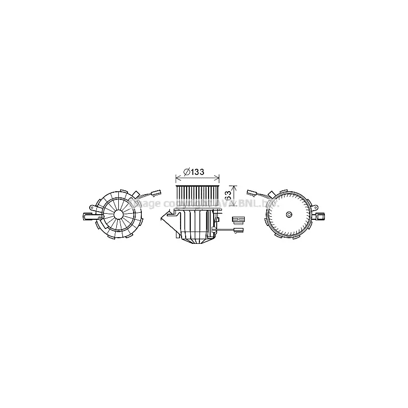 Moteur électrique, pulseur d'air habitacle AVA QUALITY COOLING AI8394