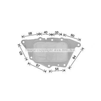 Radiateur d'huile AVA QUALITY COOLING