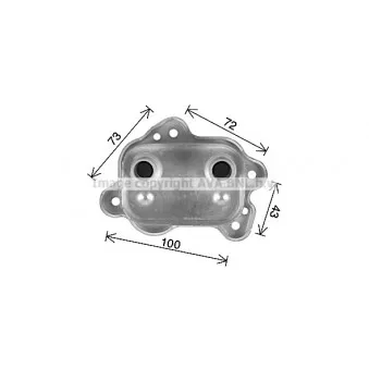 Radiateur d'huile AVA QUALITY COOLING BW3595