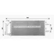 Condenseur, climatisation AVA QUALITY COOLING BW5607D - Visuel 1