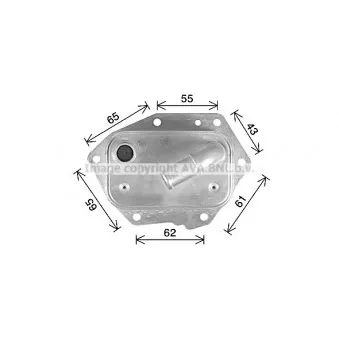 Radiateur d'huile AVA QUALITY COOLING CN3326