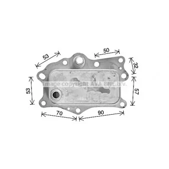 Radiateur d'huile AVA QUALITY COOLING CR3143