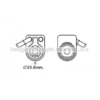 Radiateur d'huile AVA QUALITY COOLING FD3622