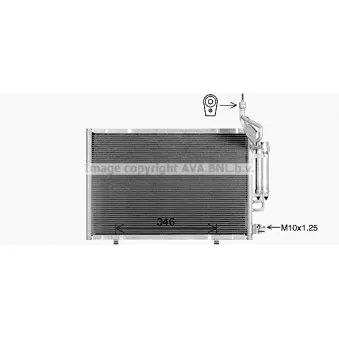 Condenseur, climatisation AVA QUALITY COOLING FD5696D