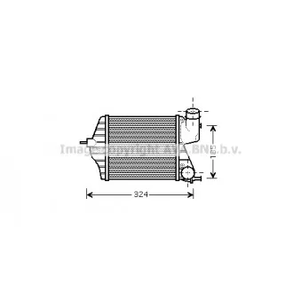 Intercooler, échangeur AVA QUALITY COOLING FTA4309