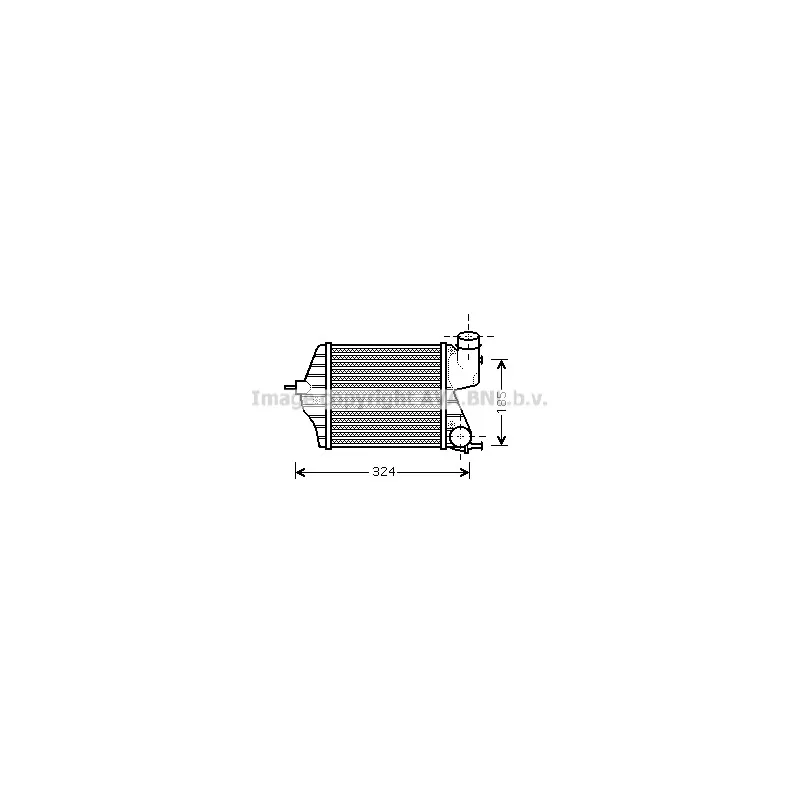 Intercooler, échangeur AVA QUALITY COOLING FTA4309