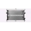 Radiateur, refroidissement du moteur AVA QUALITY COOLING KA2340 - Visuel 1