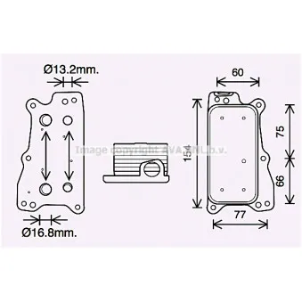 Radiateur d'huile AVA QUALITY COOLING MS3688