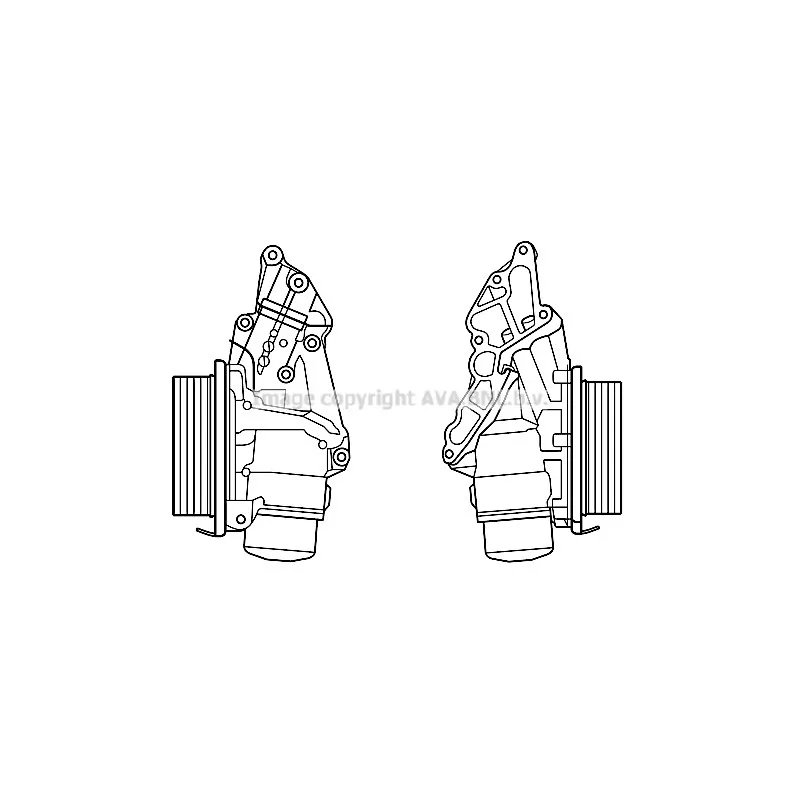 Boîtier, filtre à huile AVA QUALITY COOLING MS3688H